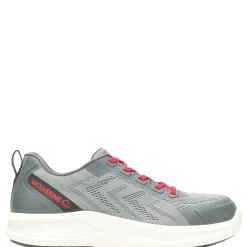 Wolverine Bolt DuraShocks&reg; Knit CarbonMax&reg; Work Shoe Grey/Red Fashion