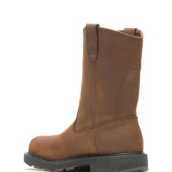 Wolverine DD Work Steel Toe Wellington Dark Brown Shop