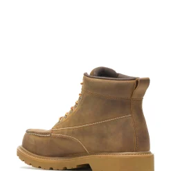 Wolverine Floorhand Moc-Toe 6" Steel-Toe Work Boot Tan Flash Sale