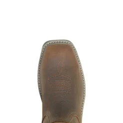 Wolverine Floorhand Square-Toe Wellington Work Boot Dark Brown New