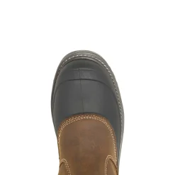 Wolverine Floorhand Swamp Steel-Toe Work Wellington Dark Brown Online