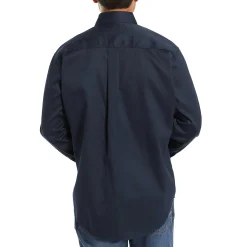 Wolverine FR Twill Long Sleeve Shirt Navy Best