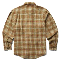 Wolverine Glacier Heavyweight Long Sleeve Flannel Shirt Coyote Plaid Shop