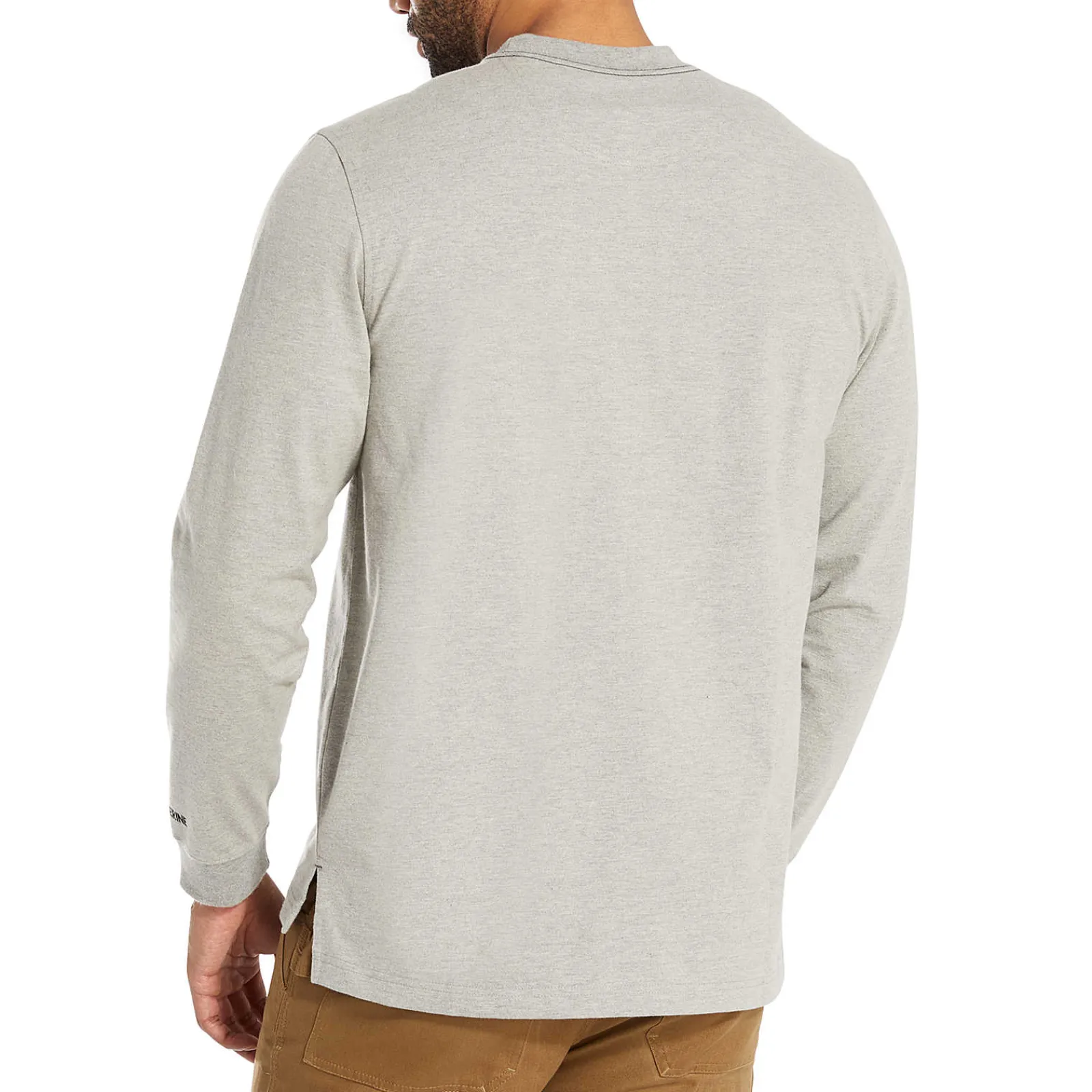 Wolverine Guardian Cotton™ Long Sleeve Pocket Tee Light Grey Heather Cheap