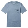 Wolverine Guardian Cotton&trade; Pocket Tee Blue Heather Fashion