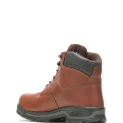 Wolverine Harrison Lace-Up Steel-Toe 6" Work Boot Brown Store