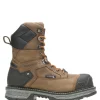 Wolverine Hellcat UltraSpring&trade; Heavy Duty 8" CarbonMAX&reg; Work Boot Brown New
