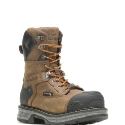 Wolverine Hellcat UltraSpring&trade; Heavy Duty 8" CarbonMAX&reg; Work Boot Brown New