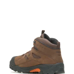 Wolverine Hudson Steel-Toe Work Boot Dark Brown/Black Hot