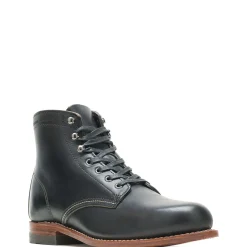 Wolverine 1000 Mile Plain-Toe Original Boot Black Fashion