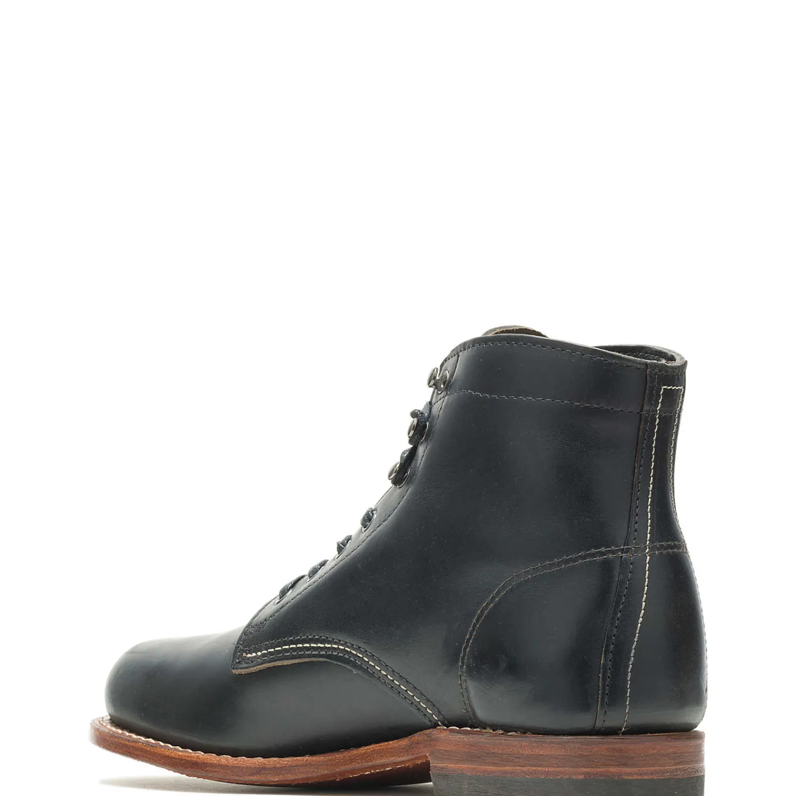 Wolverine 1000 Mile Plain-Toe Original Boot Black Fashion