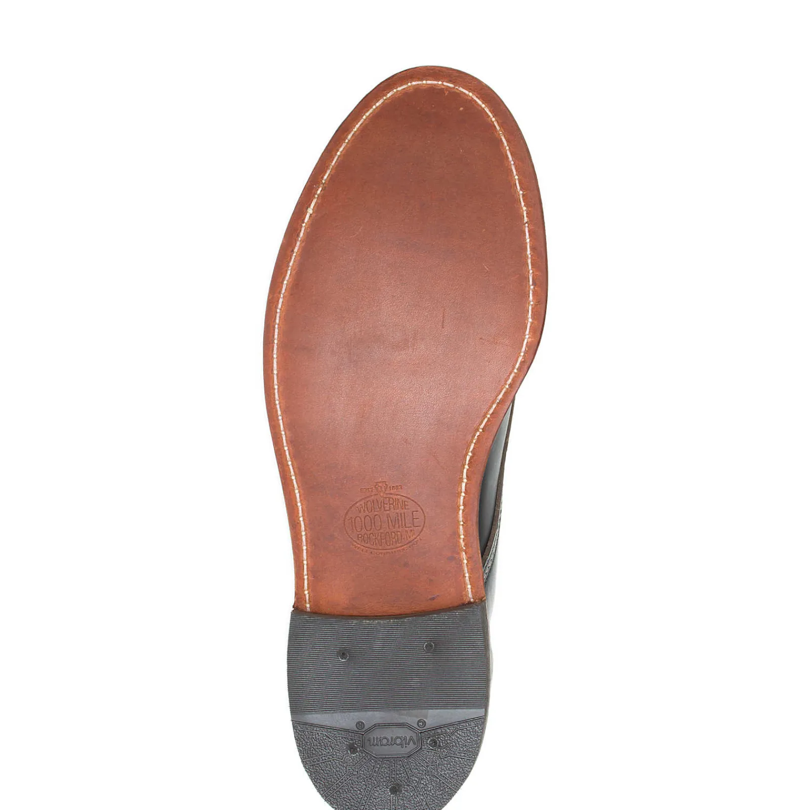 Wolverine 1000 Mile Plain-Toe Original Boot Black Fashion