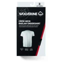 Wolverine Multipack Crew Neck Undershirt Black Flash Sale