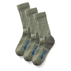 Wolverine 3-Pk Cotton Crew Sock Sage Flash Sale