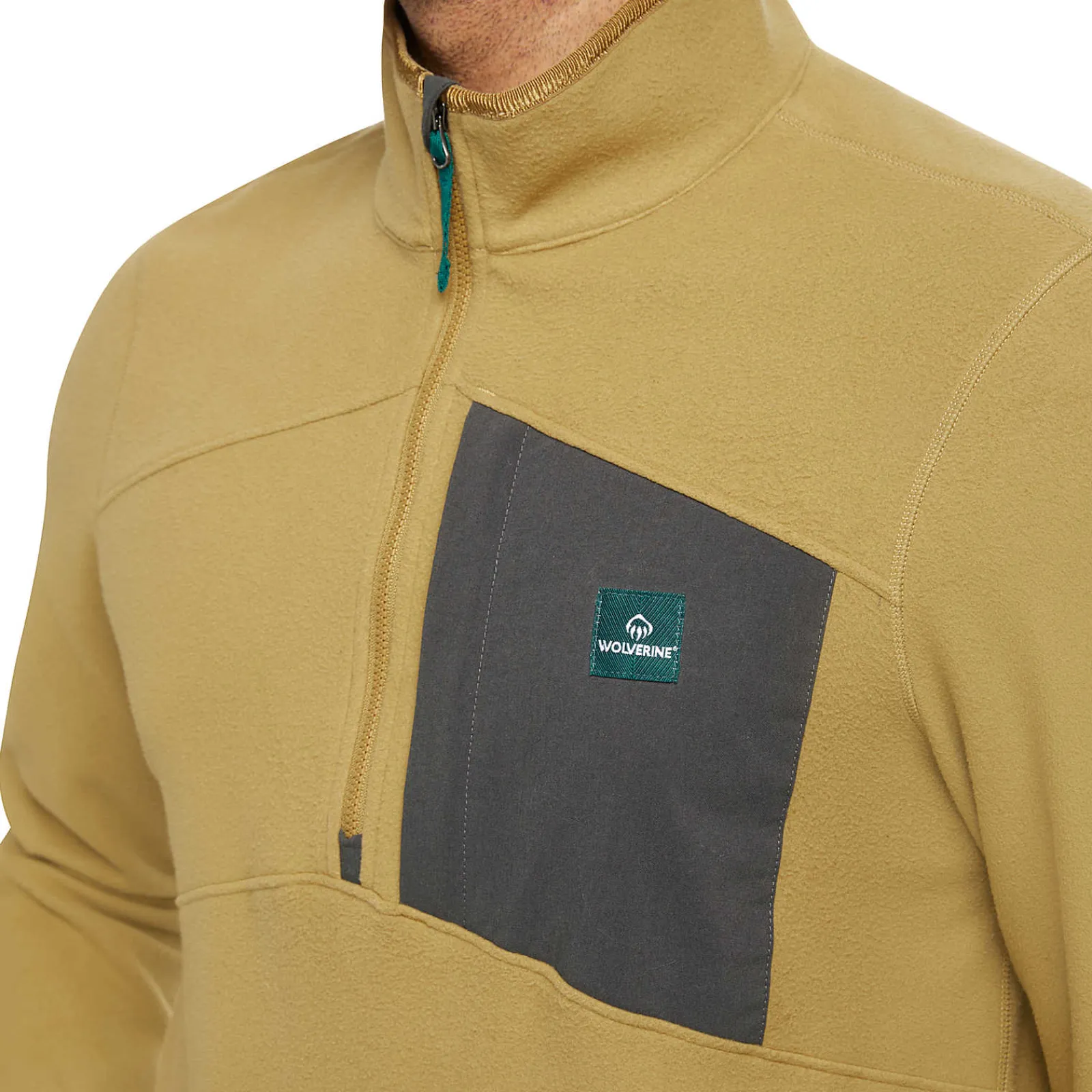 Wolverine Polar Fleece 1/4 Zip Cobblestone Shop