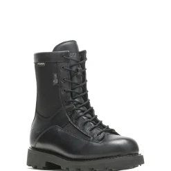 Wolverine 8" DuraShocks&reg; Waterproof Lace-to-toe Boot Black Clearance