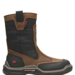Wolverine Raider DuraShocks&reg; Heavy Duty CarbonMAX&reg; Work Wellington Brown Hot