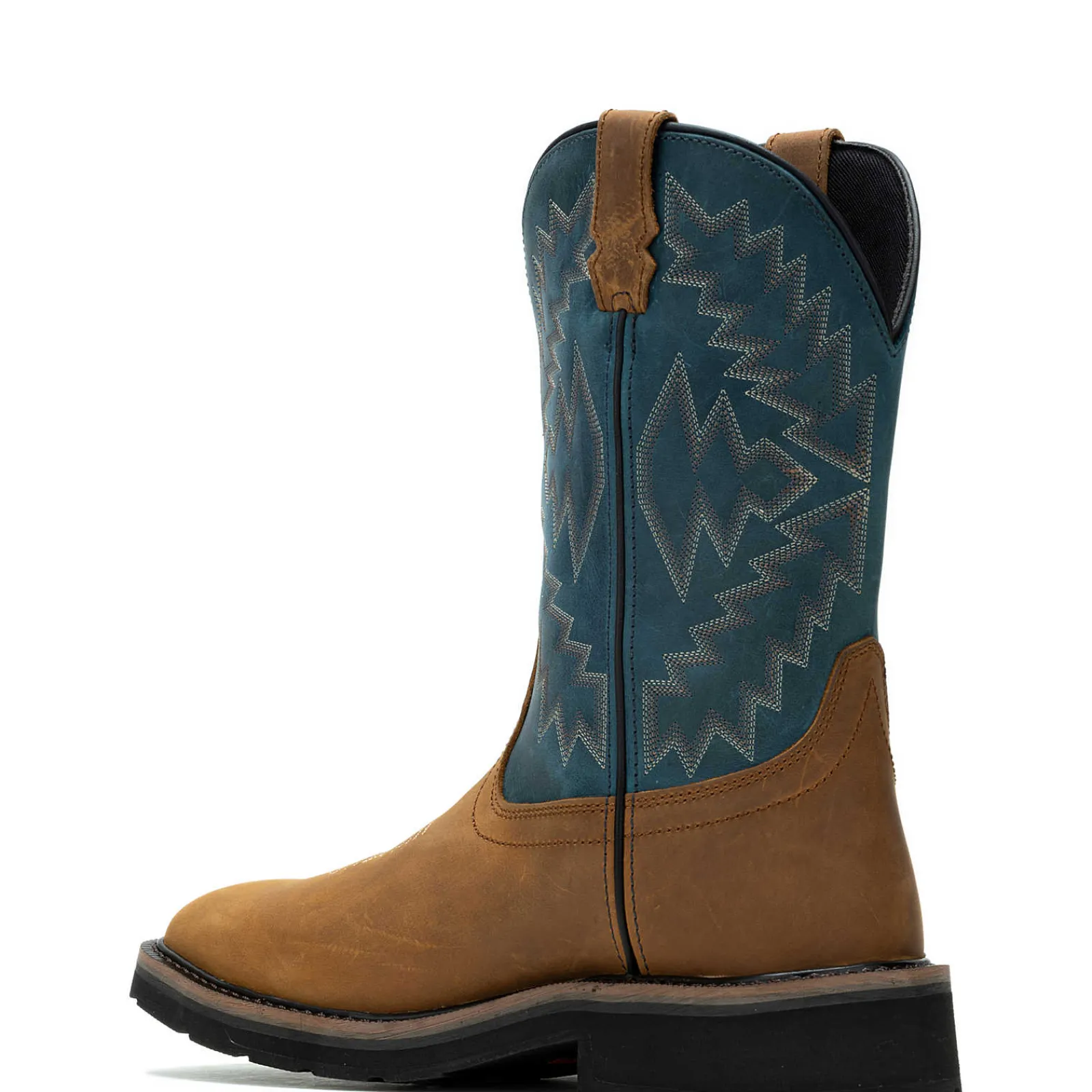 Wolverine Rancher Arrow Steel-Toe Wellington Work Boot Blue Hot