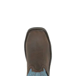 Wolverine Rancher Arrow Steel-Toe Wellington Work Boot Blue Clearance