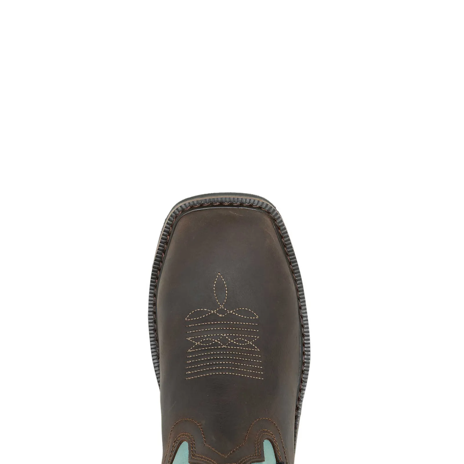 Wolverine Rancher Arrow Steel-Toe Wellington Work Boot Aqua Hot