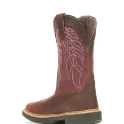 Wolverine Rancher DuraShocks® CarbonMax® Wellington Work Boot Peanut/Red Best