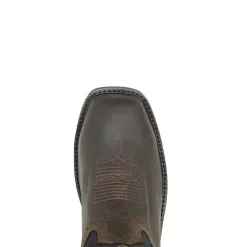 Wolverine Rancher Waterproof Steel-Toe Wellington Black/Brown Discount