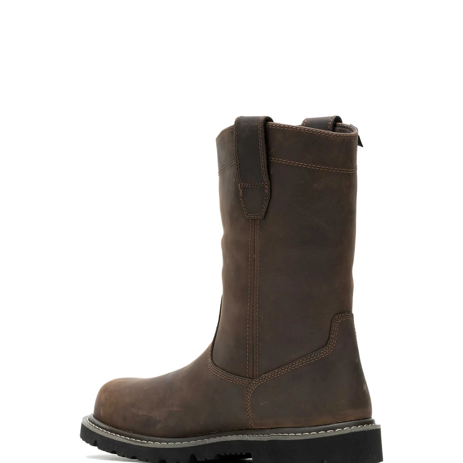Wolverine Revival Composite-Toe Work Wellington Dark Brown New