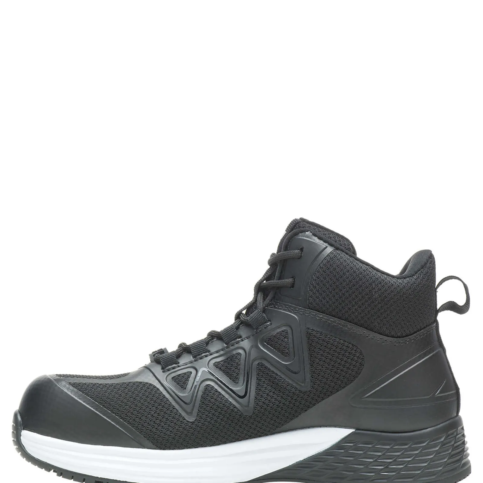 Wolverine Rush Mid Work Composite Toe Black Cheap
