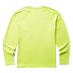 Wolverine Sun-Stop Long Sleeve Crew Limeade Heather Best Sale
