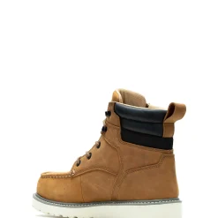 Wolverine Trade Wedge 6" Moc-Toe Work Boot Wheat Cheap