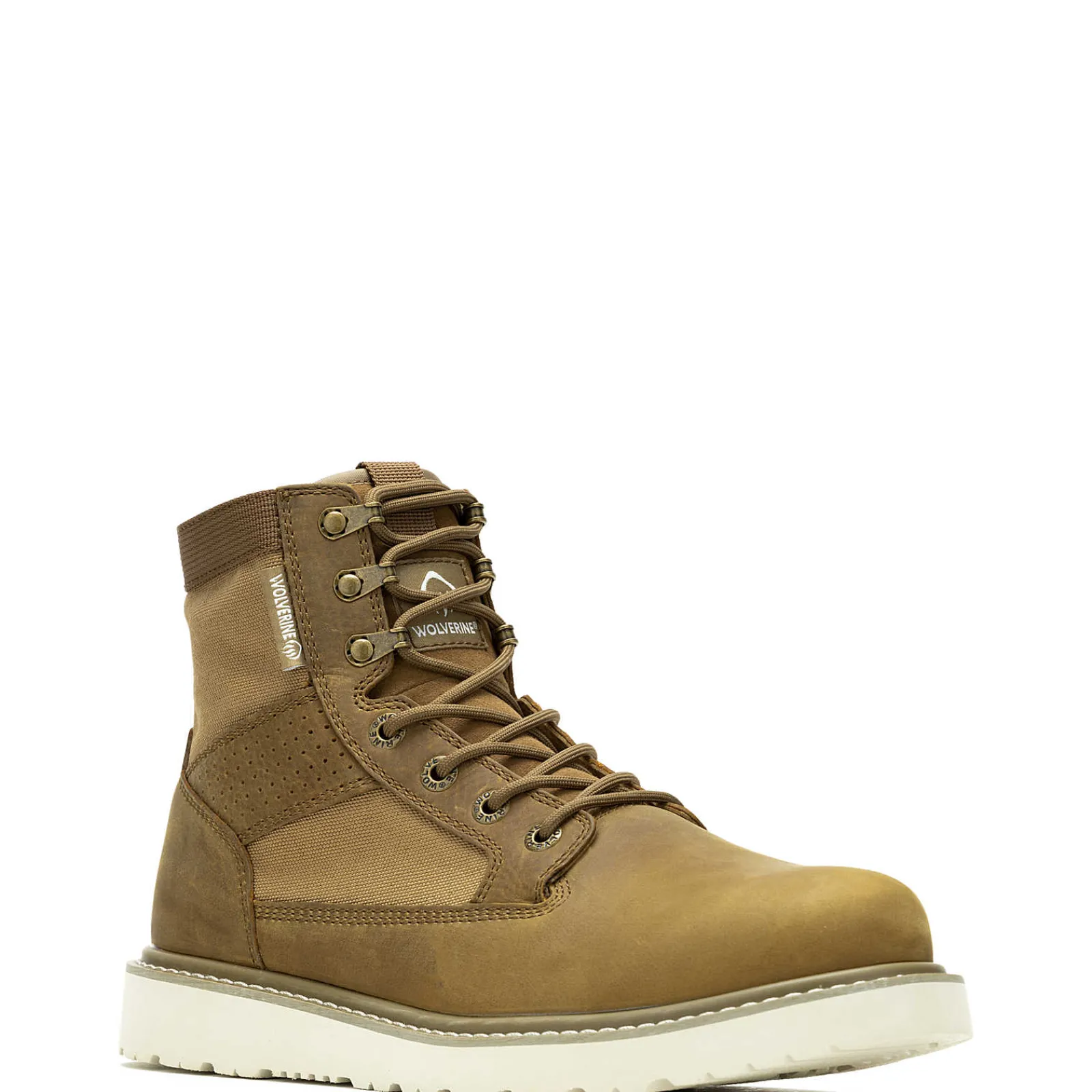 Wolverine Trade Wedge Unlined Canvas 6" Work Boot Coyote Outlet