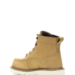 Wolverine Trade Wedge Unlined 6" Moc-Toe Work Boot Sand Cheap