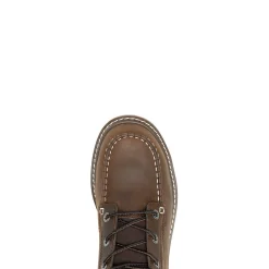 Wolverine Trade Wedge Unlined 6" Moc-Toe Composite-Toe Work Boot Dark Brown Best