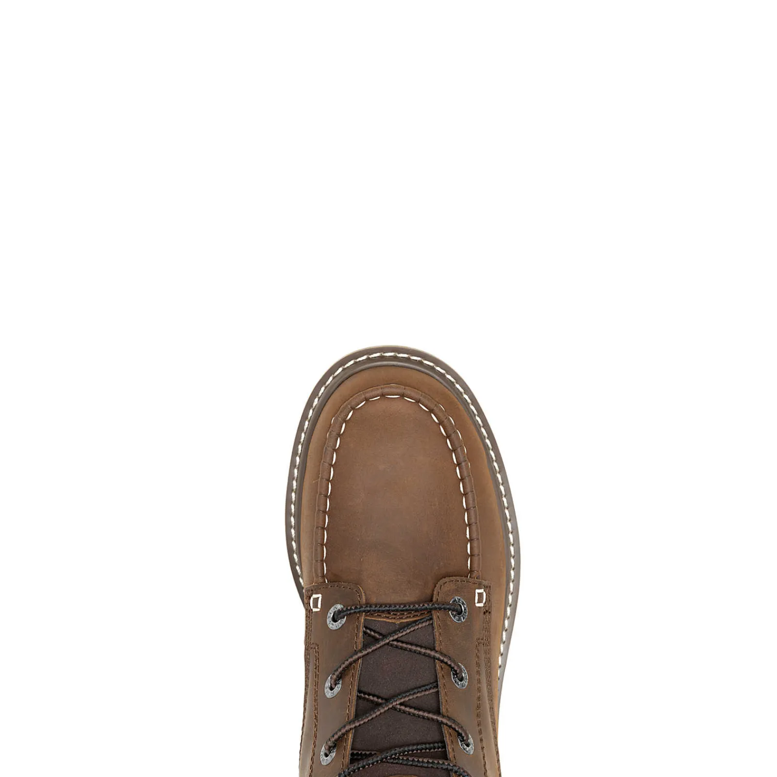 Wolverine Trade Wedge Unlined 6" Moc-Toe Work Boot Dark Brown Fashion