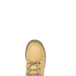 Wolverine Trade Wedge Unlined 6" Moc-Toe Work Boot Sand Cheap