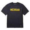 Wolverine X Valiant University Of Michigan Sun-Stop Eco Short Sleeve Tee Dark Navy Shop