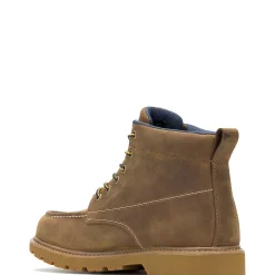 Wolverine X Valiant University Of Michigan Floorhand Moc Toe Work Boot Tan Discount